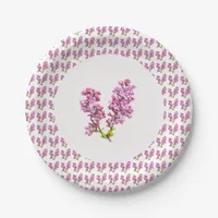 Paper Plate - Multiple Lilacs (vers. 2)