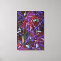 Realm of Abstract Leaves Canvas Print