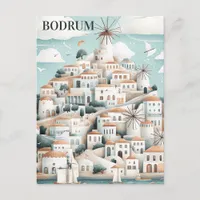 Bodrum Turkiye Travel Postcard