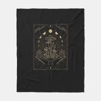 Cottagecore Aesthetic Mushroom Goblincore Fungi My Fleece Blanket