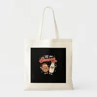 Tis Season Retro 70s 80s Vintage Groovy Cute Tote Bag