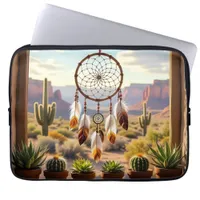 Dreamcatcher, Desert Canyons, Cacti  Laptop Sleeve