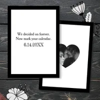 We Decided on Forever | Save the date Invitation