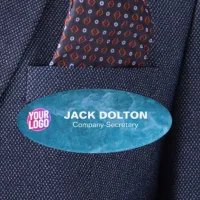 Custom Logo or Photo Employee Job Title & Name Tag