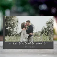 Elegant Photo Wedding Guest Book