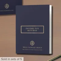 Elegant Professional Tax Return Folders