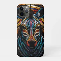 Vibrant Mosaic Zebra iPhone 11 Pro Case