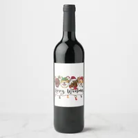 ... Typography Wine Label