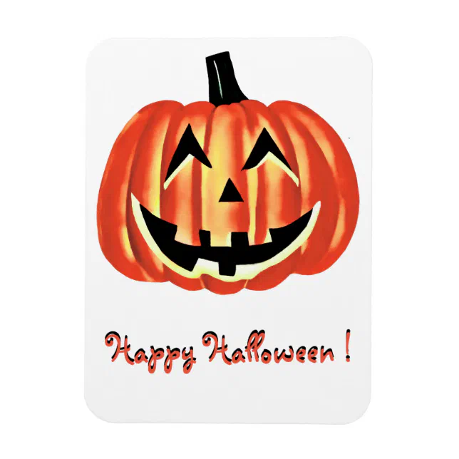 Citrouille d’Halloween souriante  Magnet