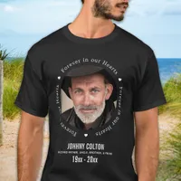 Forever in our Hearts Personalized Photo Memorial T-Shirt
