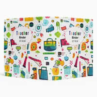   Back to School Supplies for  Teachers 3 Ring Binder