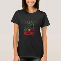 Field Hockey Christmas Tis The Season Player Holid T-Shirt
