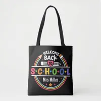 Welcome Back to School – Fun & Colorful Classroom  Tote Bag