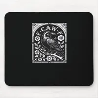 F-Caw-F Crow Aesthetic Casual Mouse Pad