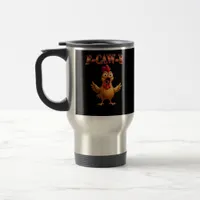 F Caw F Funny Chicken Classic Aesthetic Design Travel Mug