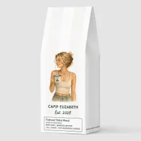 Camp Bride Personalized Outdoorsy Bachelorette Roasted Coffee