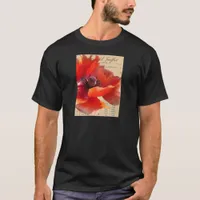 Poppy and Ephemera Digital Art T-Shirt
