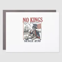Retro No Kings Since 1776 Rejecting Kings Classic  Car Magnet