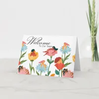 Floral Women Welcome to the Team New Employee Card