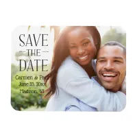 Modern Elegant Save the Date Magnet