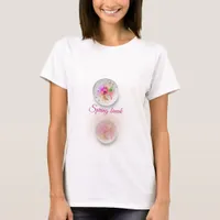Floral orb t shirt 