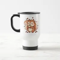 Cute Squirrel Coffee Travel Mug