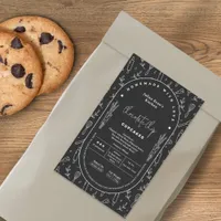 Modern Black Homemade Bakery Cottage Law Label