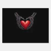 Skeleton Hand Heart Sign
