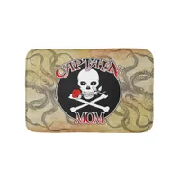 Captain Mom - Embraced by the Deep Bath Mat
