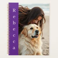 Personalized Photo and Name  Planner