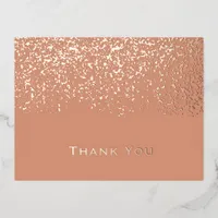 Foil Wedding Thank You  Foil Holiday Postcard