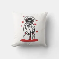 Till Death Do Us Part – Haunting Wedding Slogan Throw Pillow