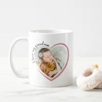 I Love My Grandma Heart Photo Coffee Mug