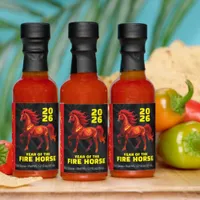 Stunning Chinese Year of the Fire Horse 2026 Hot Sauces