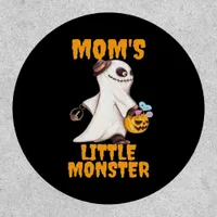 Moms Little Boo Monster Funny Graphic Patch