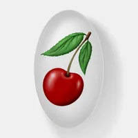 Red Cherry Paperweight