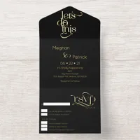Modern Lets Do This Text  All In One Invitation