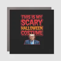 This Is My Scary Halloween Costume Classic Car Magnet