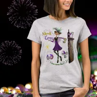 Whimsical Mardi Gras Best Friend Shirt Purple 