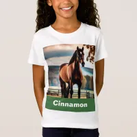 Personalized Horse Photo Create Your Own Stylish T-Shirt