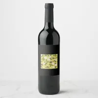 Whimsigoth Snail Classic Wine Label