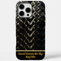 Glistening snakeskin showcasing nature's artistry iPhone 16 pro max case