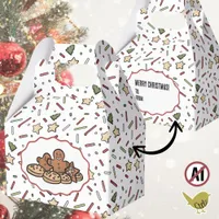  Christmas Cookie Exchange Festive Sprinkles Favor Boxes