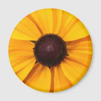 Yellow and Brown Floral  Magnet