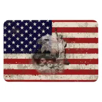 Flag and Symbols of United States ID155 Magnet