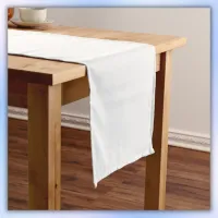 Plain White | Short Table Runner