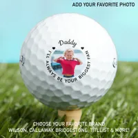 Biggest Fan - DADDY - Customized Photo Callaway Golf Balls