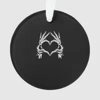 Skeleton Heart Hands - Halloween - Skeleton Hands  Ornament