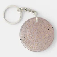 Keychain - Man hole cover