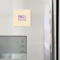Yoga Mama Pastel Quote Magnet